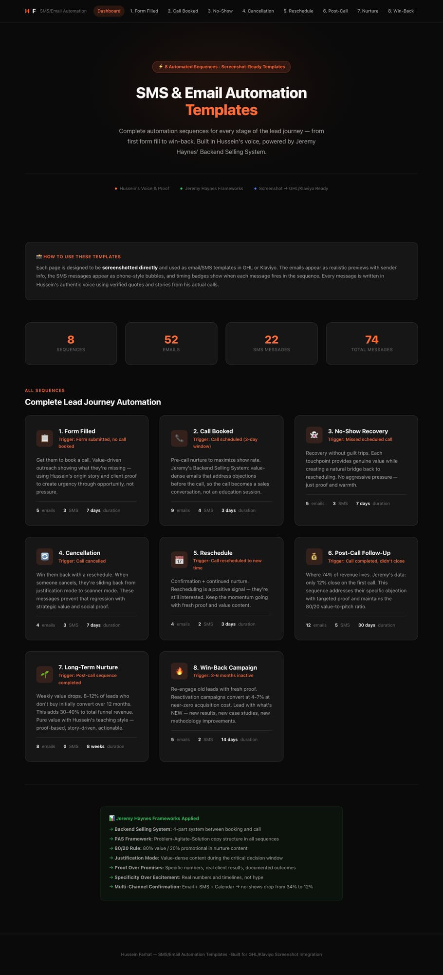 Email & SMS Automation